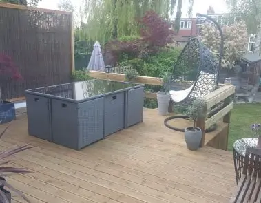 raised decking