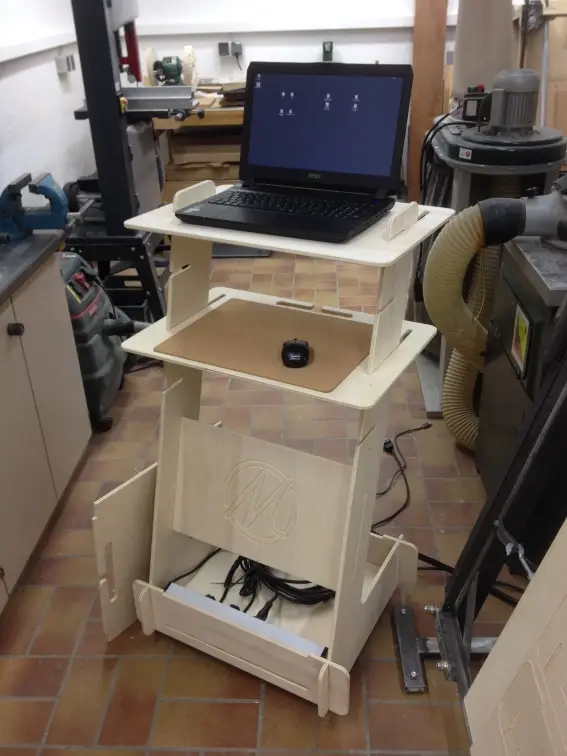 free open source stand up desk